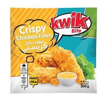 Kwik Bite Crispy Chicken Fillets 500 g