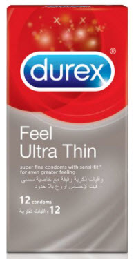 Durex Condoms Feel Ultra Thin 12's