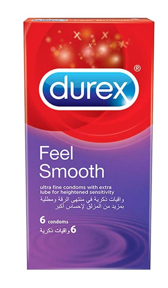 Durex Condoms Feel Smooth 6's