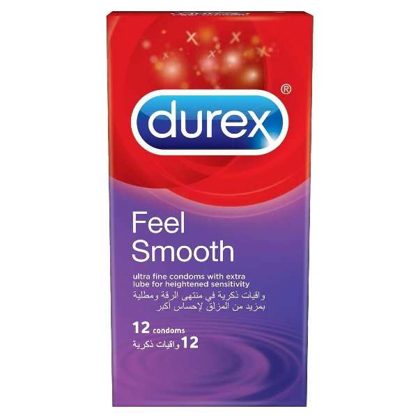 Durex Condoms Feel Smooth 12's