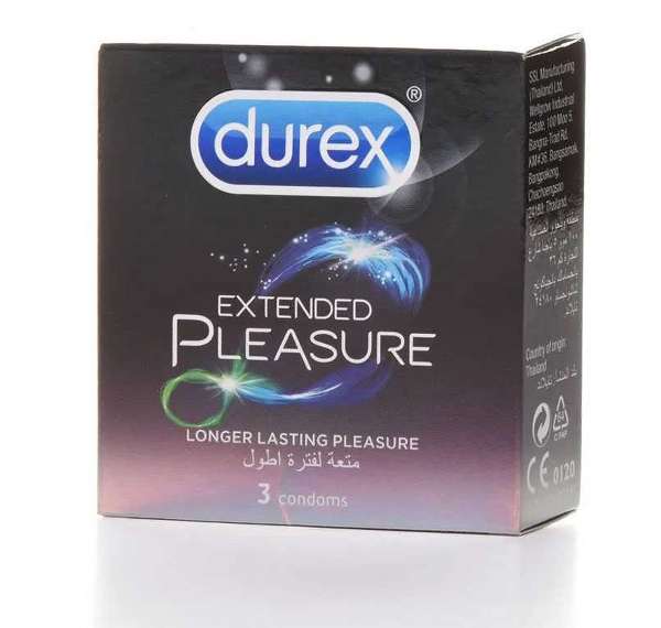 Durex Condoms Extended Pleasure 3's