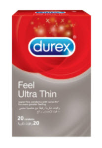 Durex Condoms Feel Ultra Thin 20's