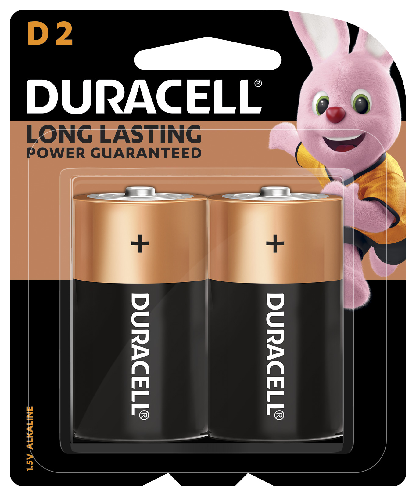 Duracell Battery D2 - 2's