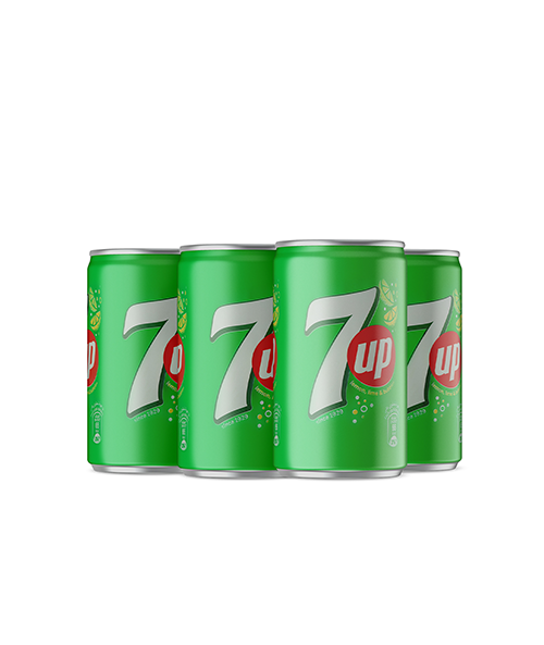 7up Can 185 ml - Pack Of 6