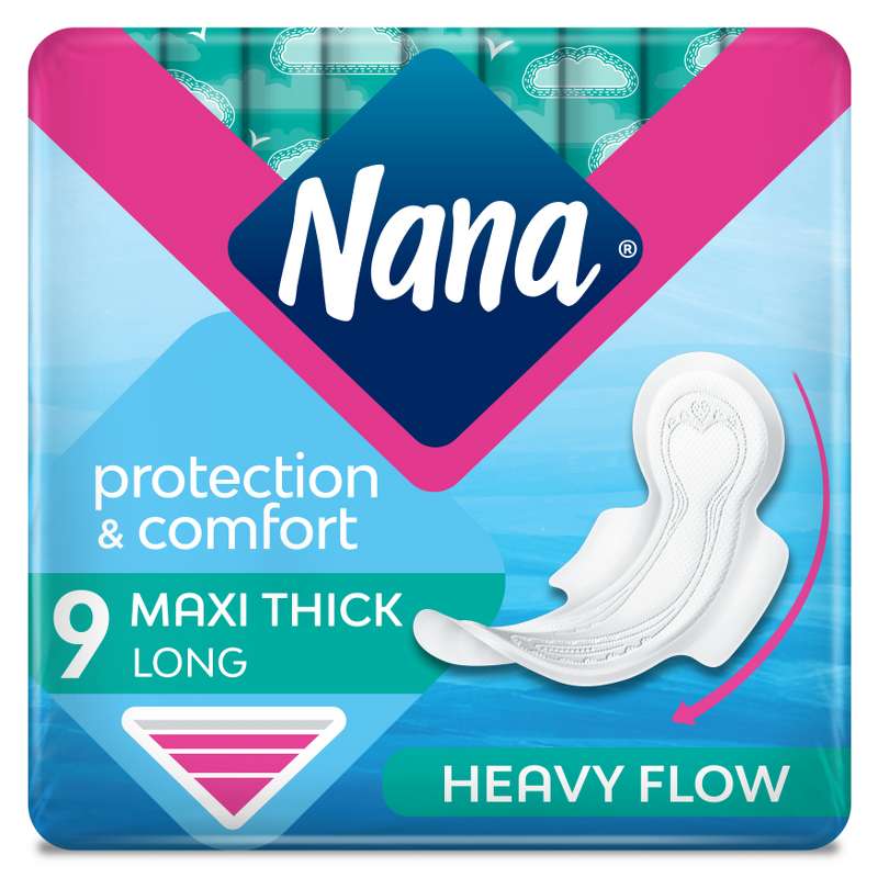 Nana Maxi Long Wings 9's