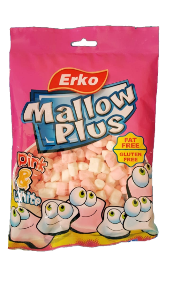 Erko Mallow Plus  Mini Pink & White 100 g