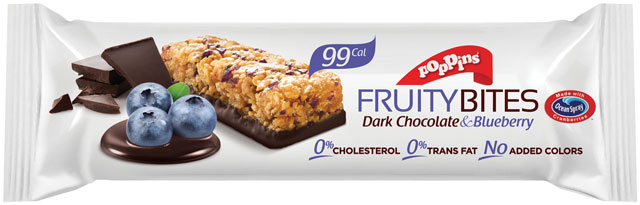 Poppins Fruity Bites Dark Chocolate & Blueberry 20 g