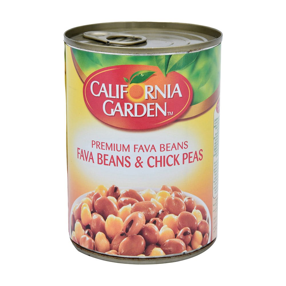 California Garden Fava Beans & Chick Peas 400 g