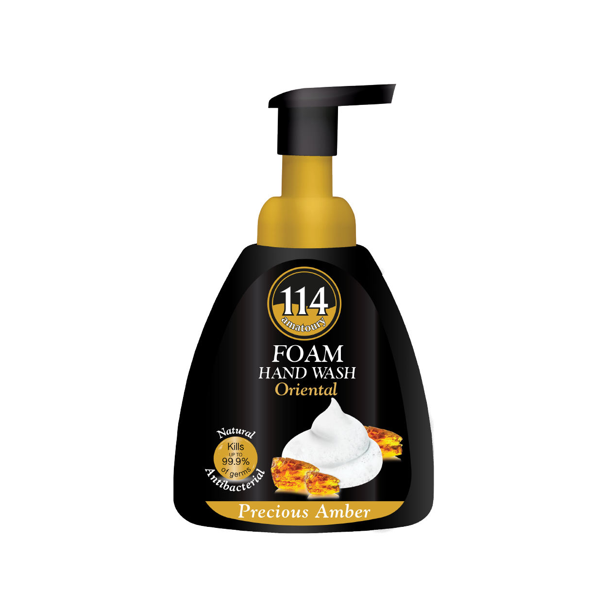 114 Foam Hand Wash Precious Amber 400 ml