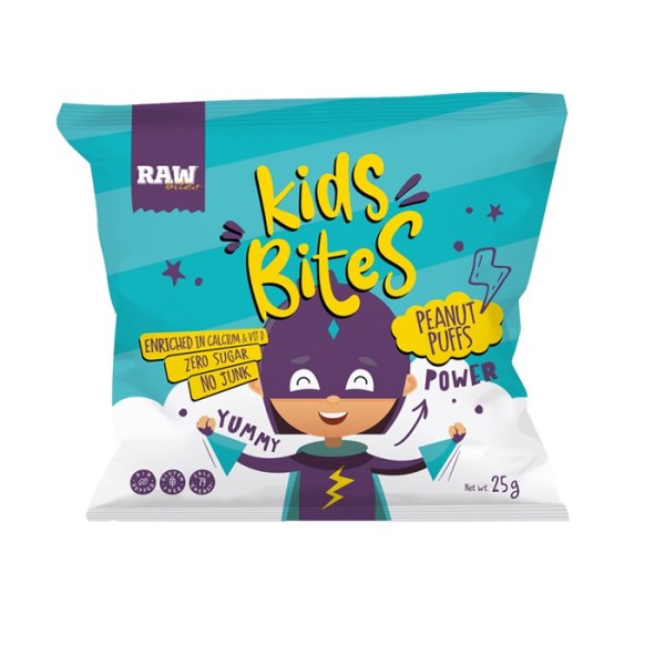 Raw Kids Bites Peanut Puffs 25 g