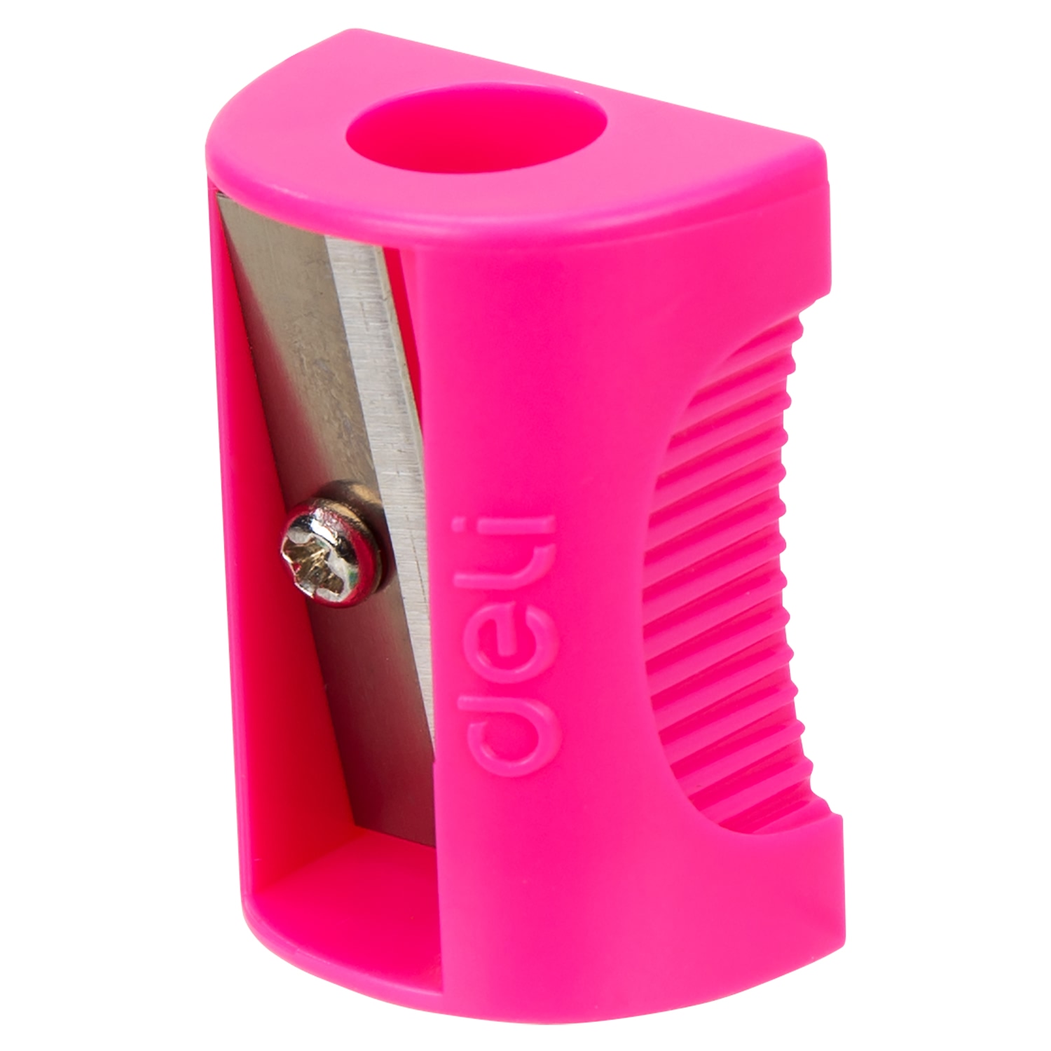 Deli Neon Pencil Sharpener Pink 1's