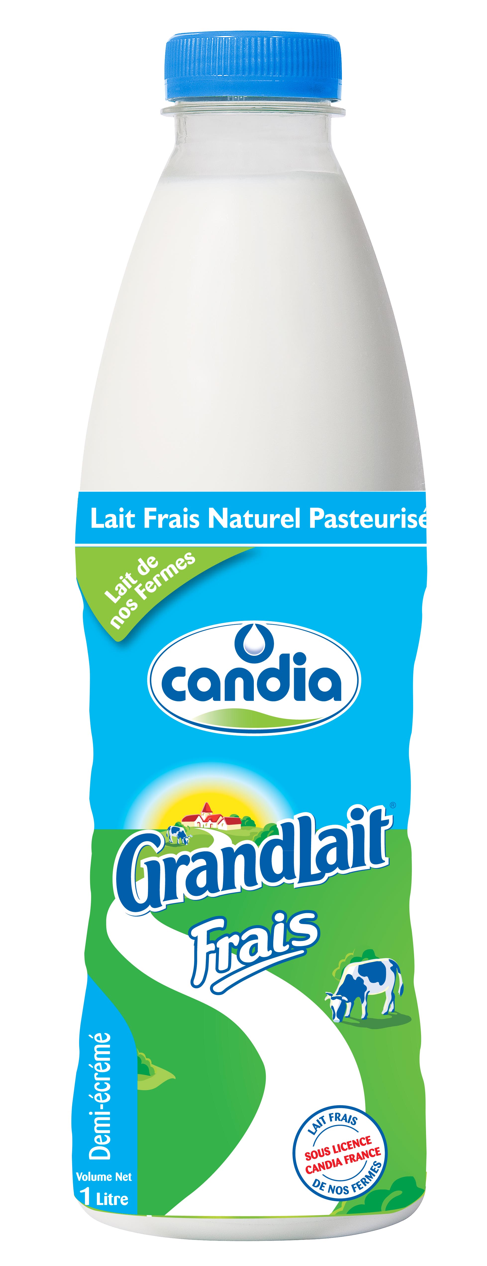 Candia Fresh Milk 1L Half Skimmed