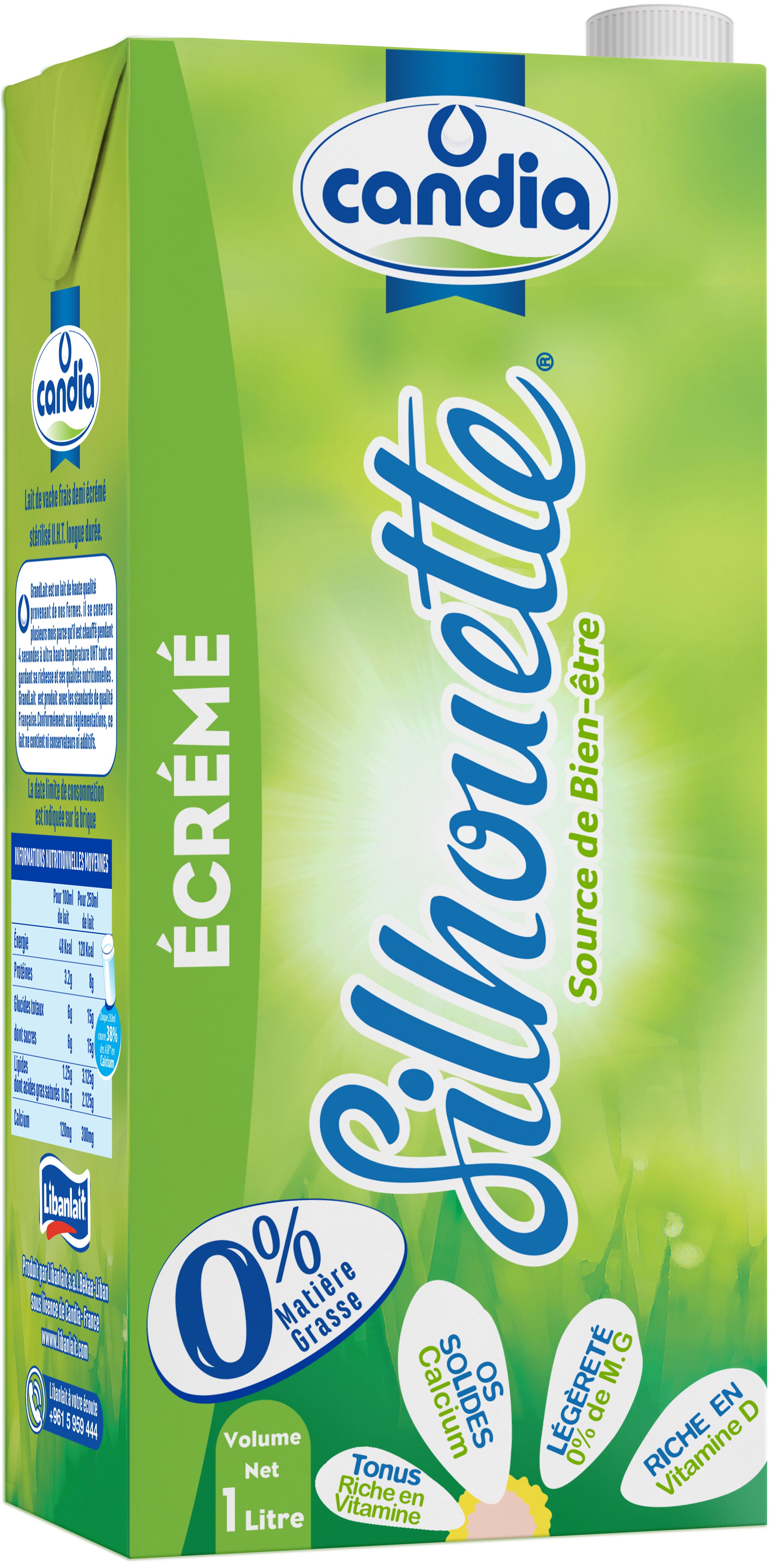 Candia UHT Milk Silhouette 1 L