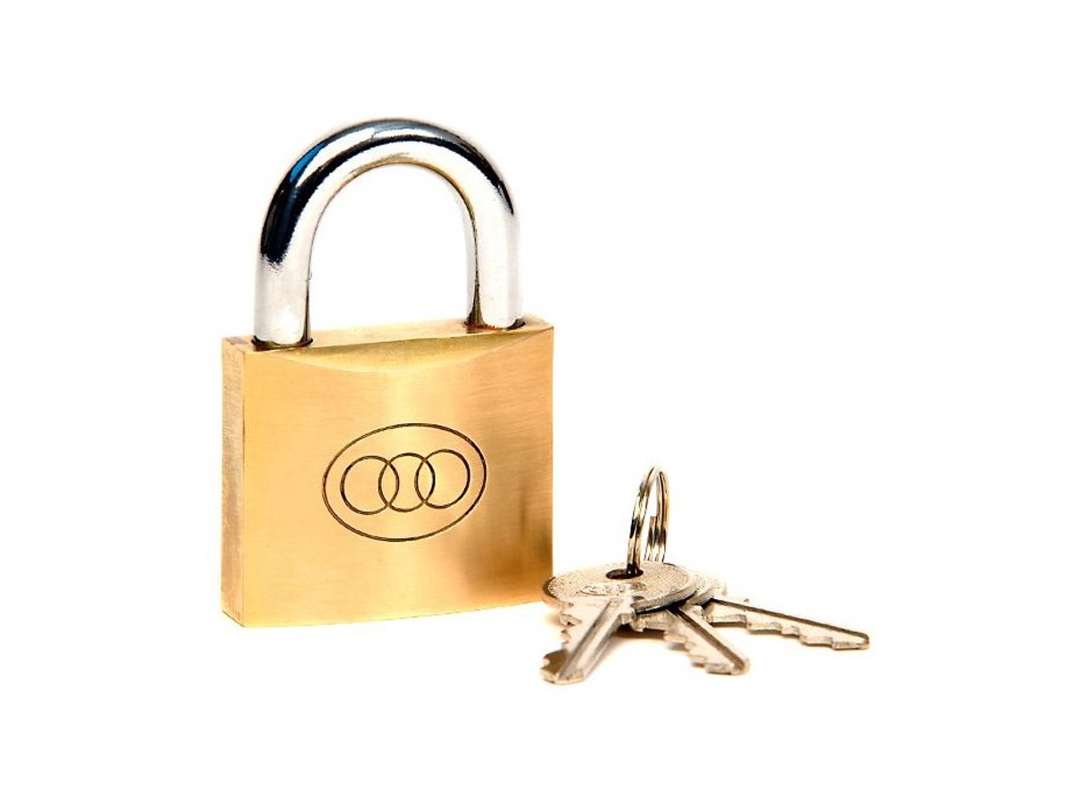 Copper Padlock Brass 38 mm