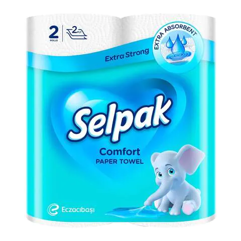 Selpak Kitchen Comfort Extra Absorbent 2 ply - 2 Rolls