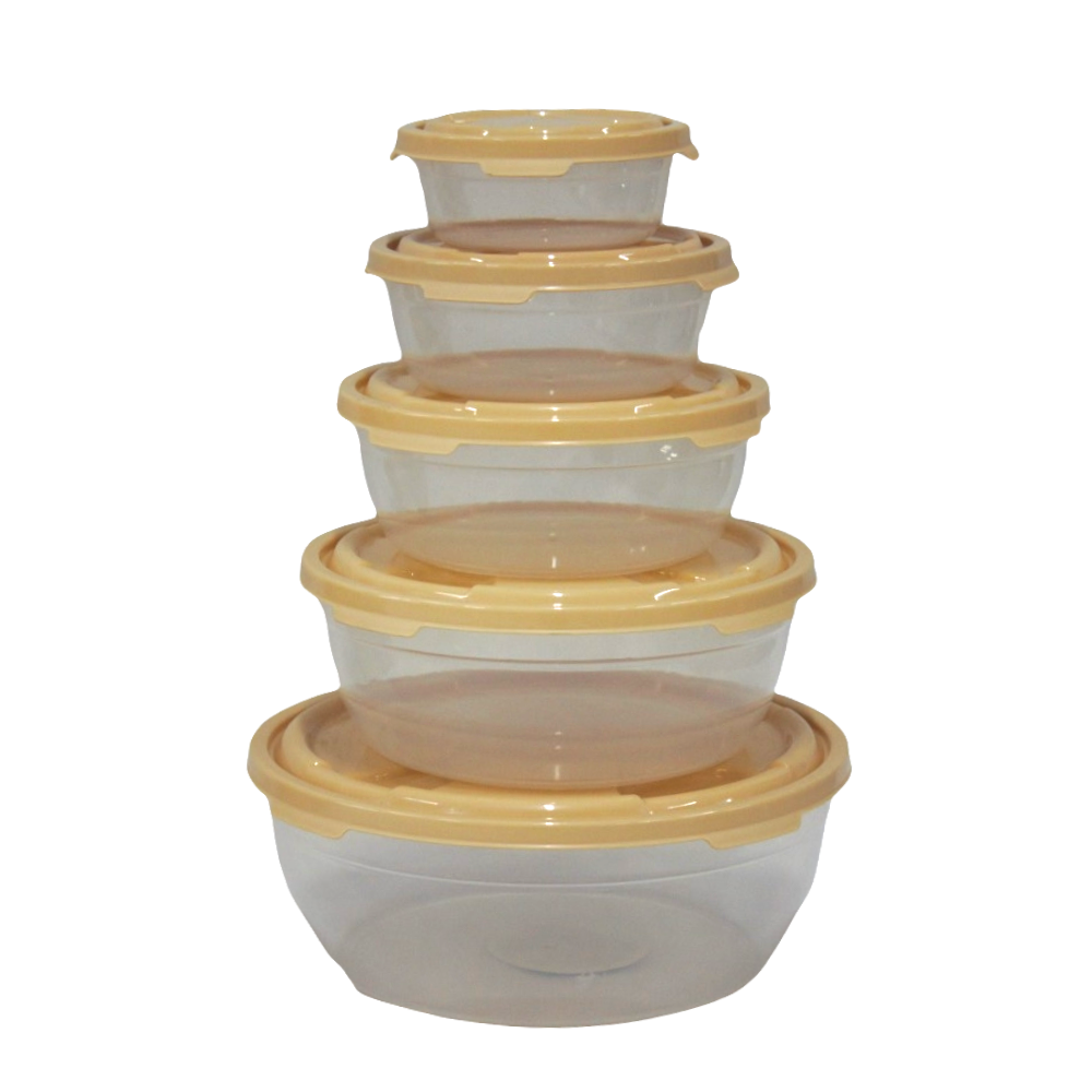 Frosty 5pcs - Tupperware Rounded Beige