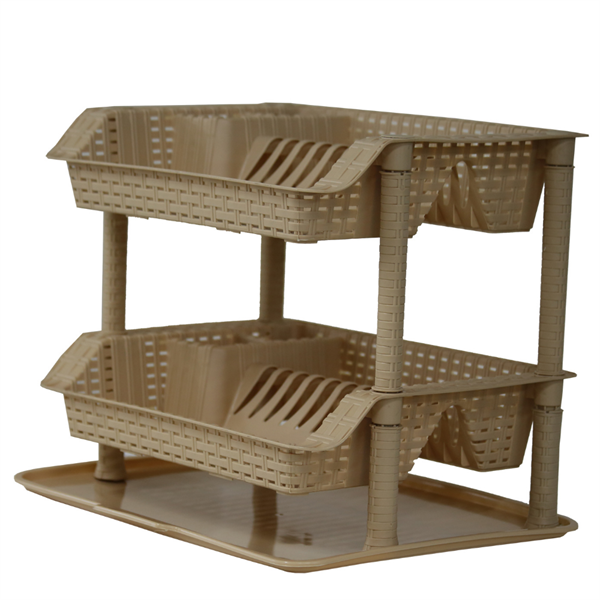 Tornado Double Dish Rack Beige