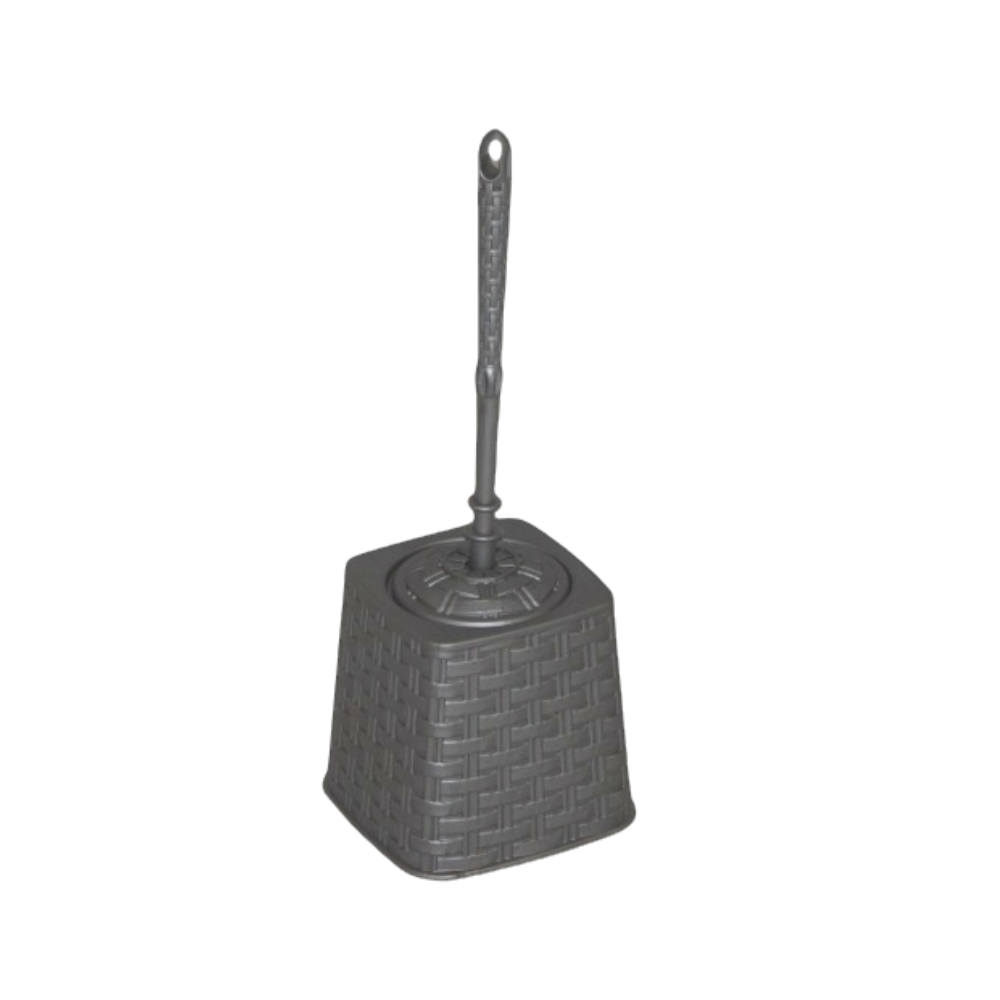 Bianca - Rattan Toilet Brush Silver