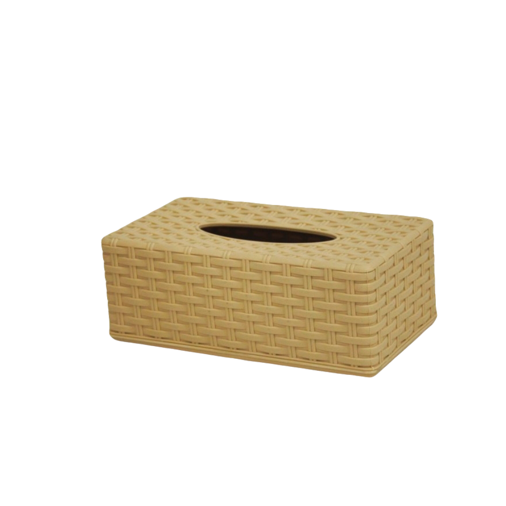 Klinex - Rattan Tissue Box Beige