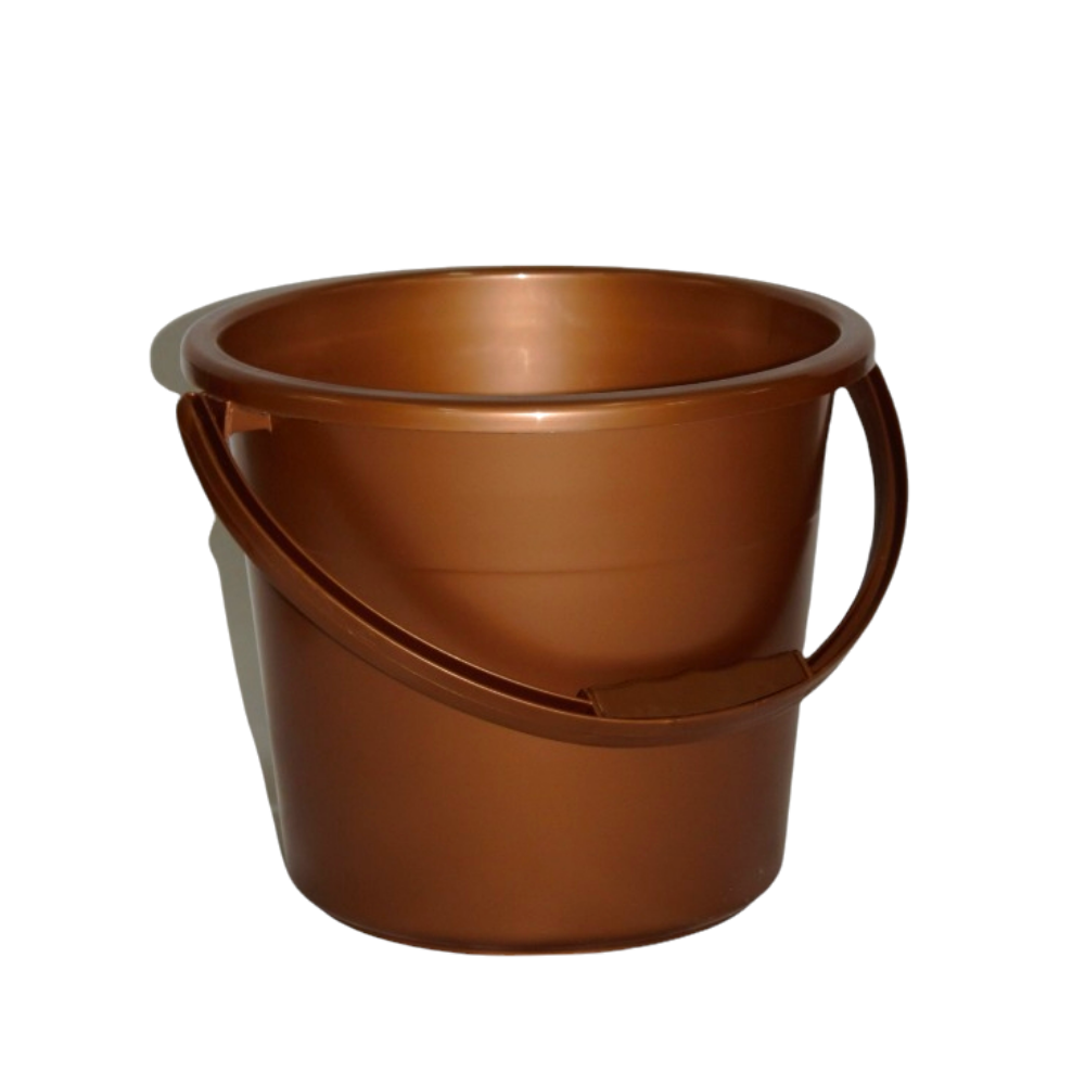 Lili Recycled Bucket Without Cover Brown