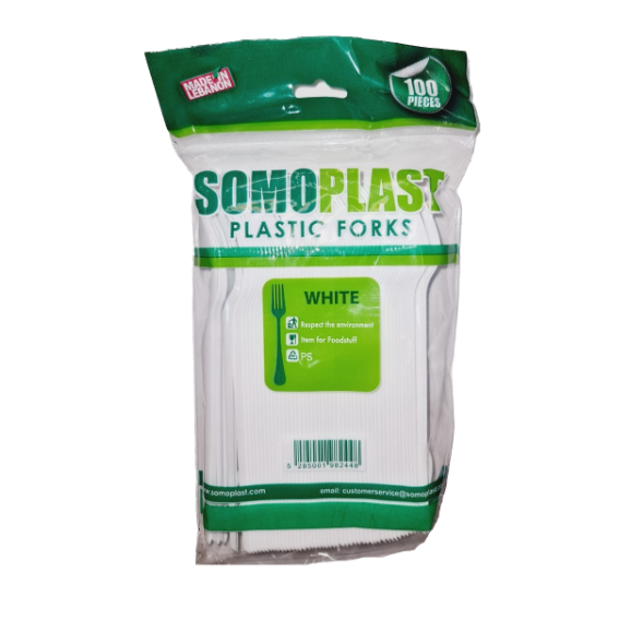 Somo Plastic Forks 100's