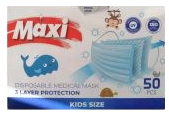 Maxi Kids Disposable Medical Mask 3 ply 50's
