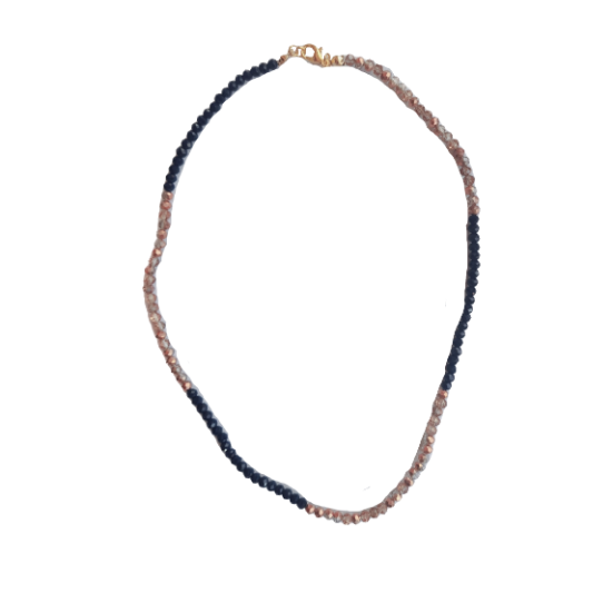 Navy & Bronze Crystals