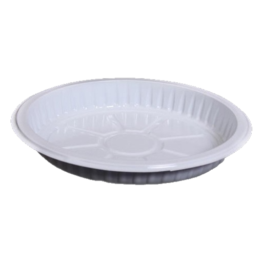 Dana Plastic Plate No. 6 White Large 50's