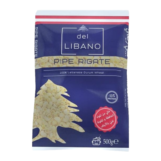 Del Libano Pipe Rigate 500 g