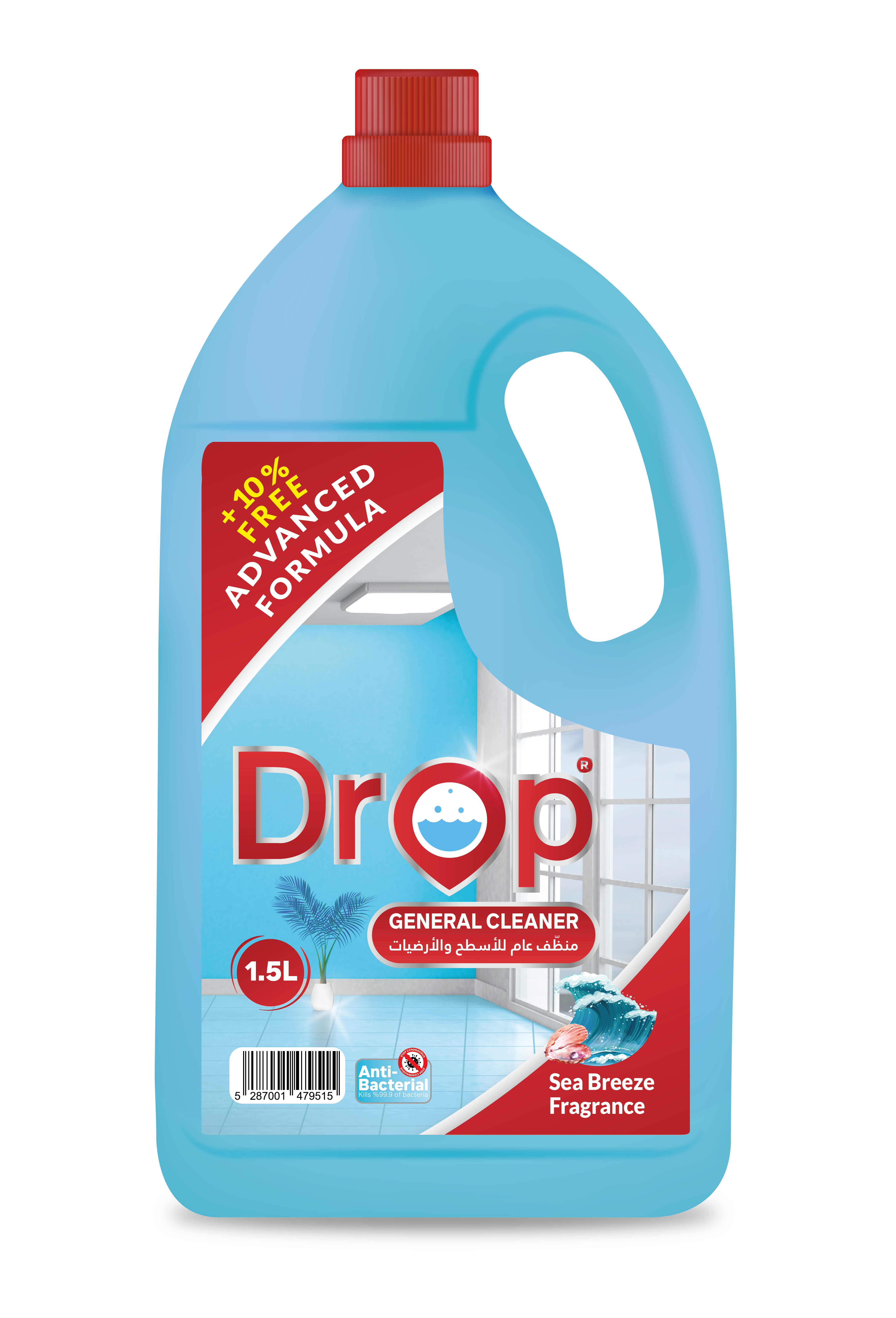 Drop General Cleaner Sea Breeze Fragrance 1.5 L