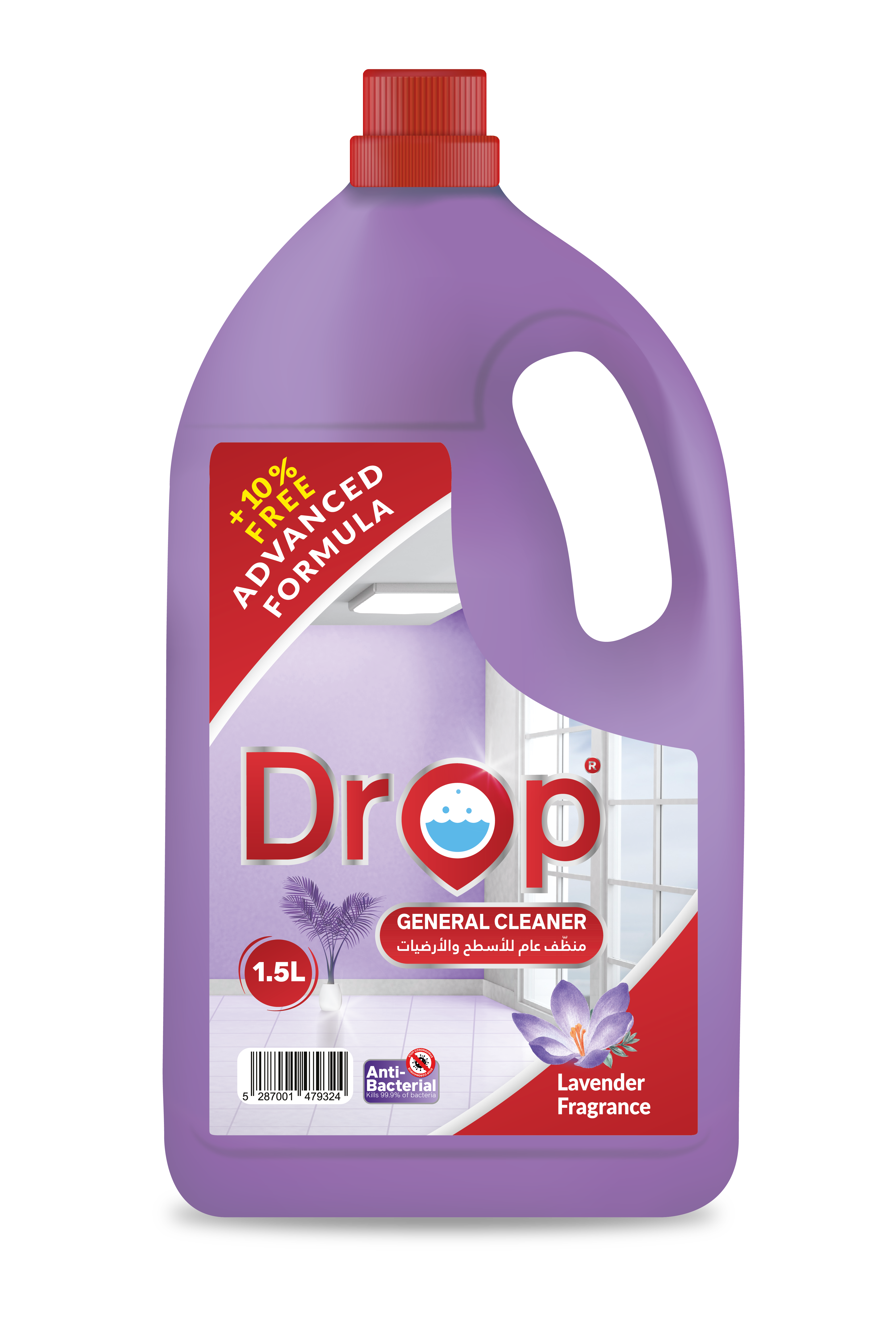 Drop General Cleaner Lavender Fragrance 1.5 L