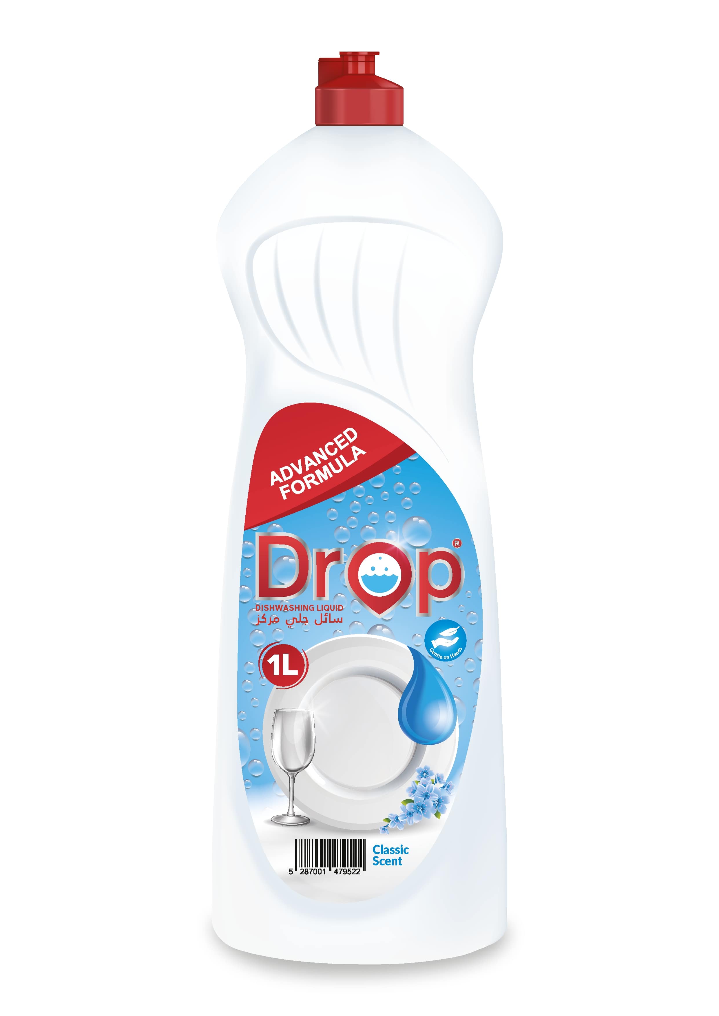 Drop Dishwashing Liquid Classic Scent 1 L