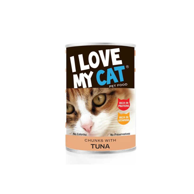 I Love My Cat Chunks with Tuna Can 400 g