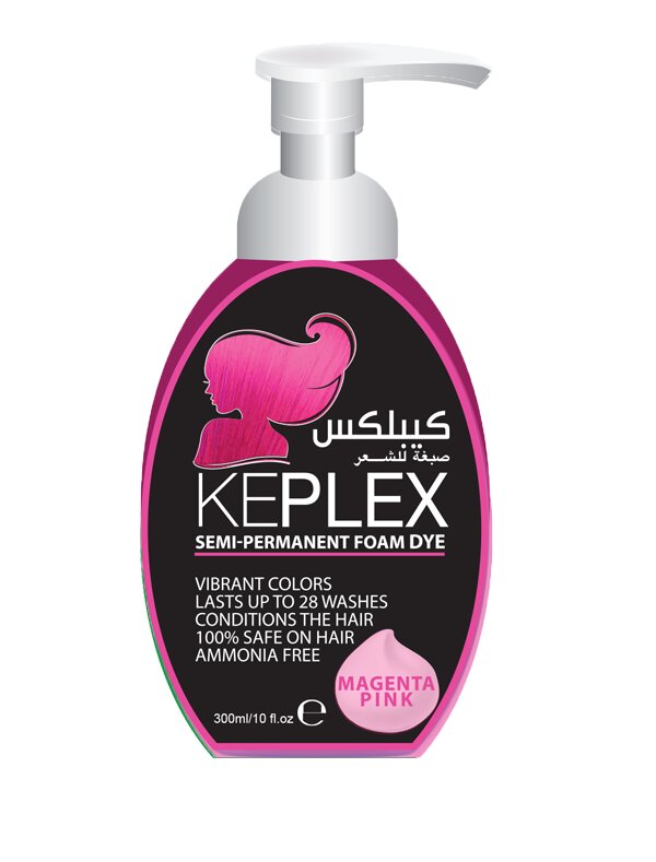 Keplex Crazy Color Foam Toner Magenta - Semi-Permanent 300ML