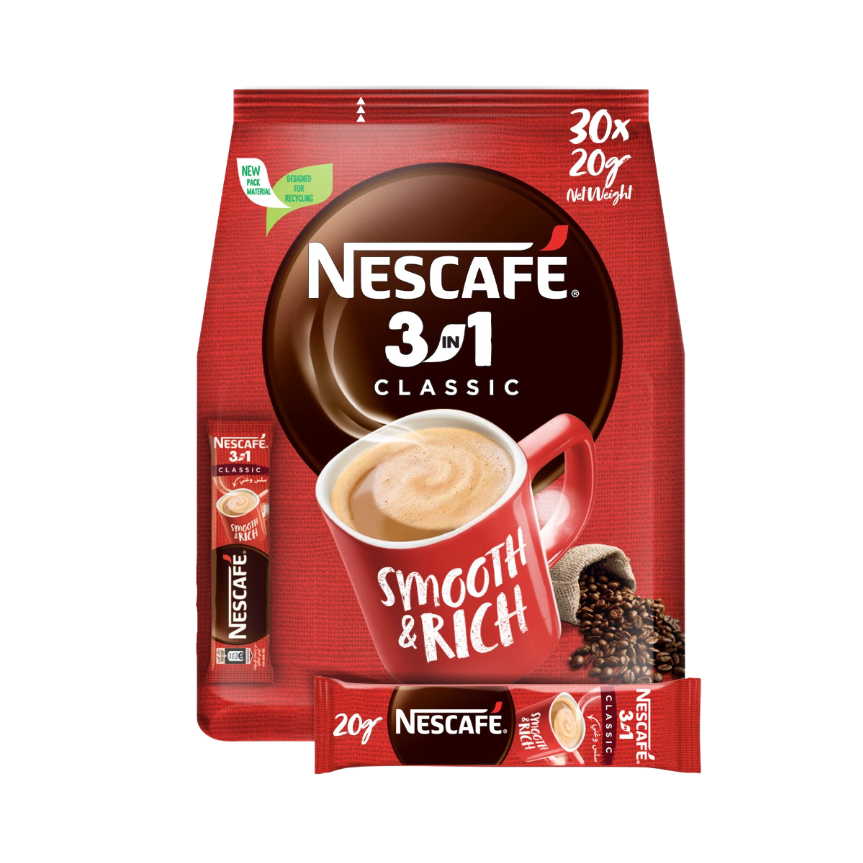 Nescafe 3 in 1 Classic 30's x 20 g