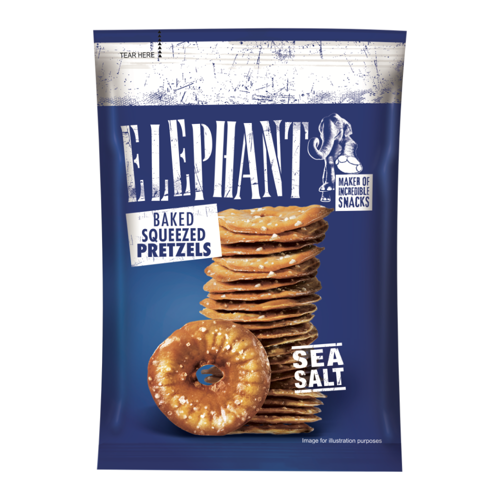 Elephant Baked Pretzels Salt 40 g