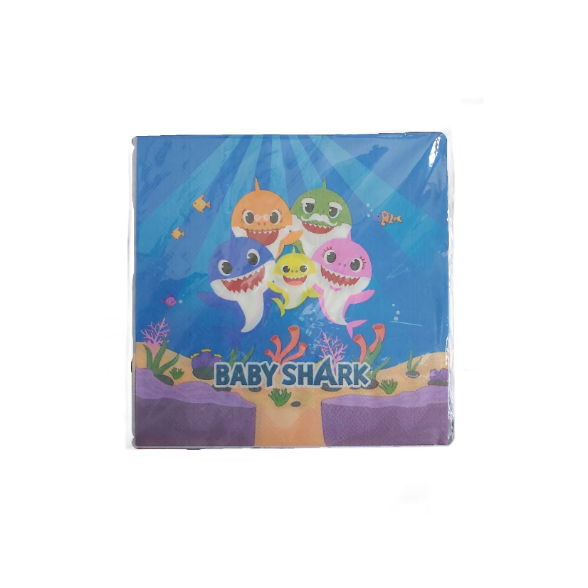 Baby Shark Doo Doo Doo Napkins 20's
