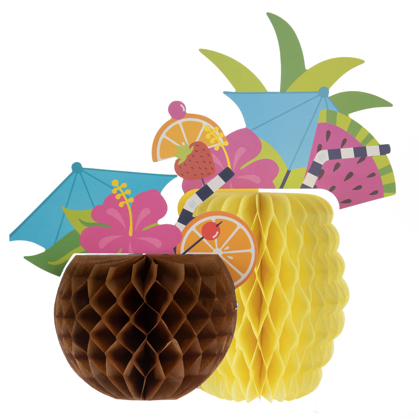Tropical Drinks Hanging Decoration 1's