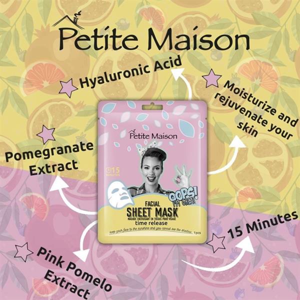 Petite Maison Time Release Facial Sheet Mask 25 ml
