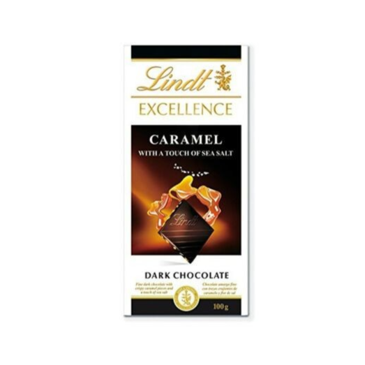 Lindt Excellence Caramel & Sea Salt Dark Chocolate 100 g