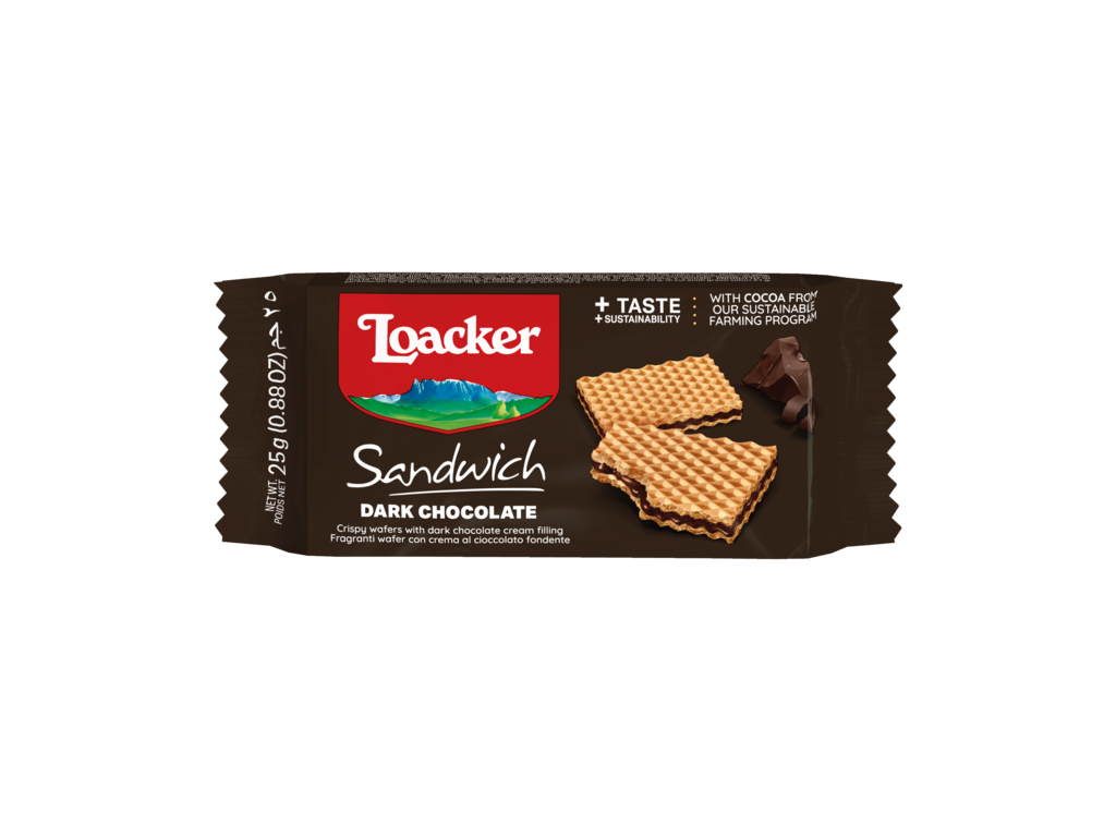 Loacker Sandwich Dark Chocolate 25 g