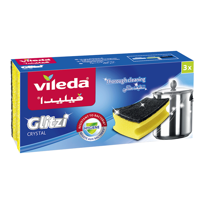 Vileda Glitzi Sponge Scourer 3's