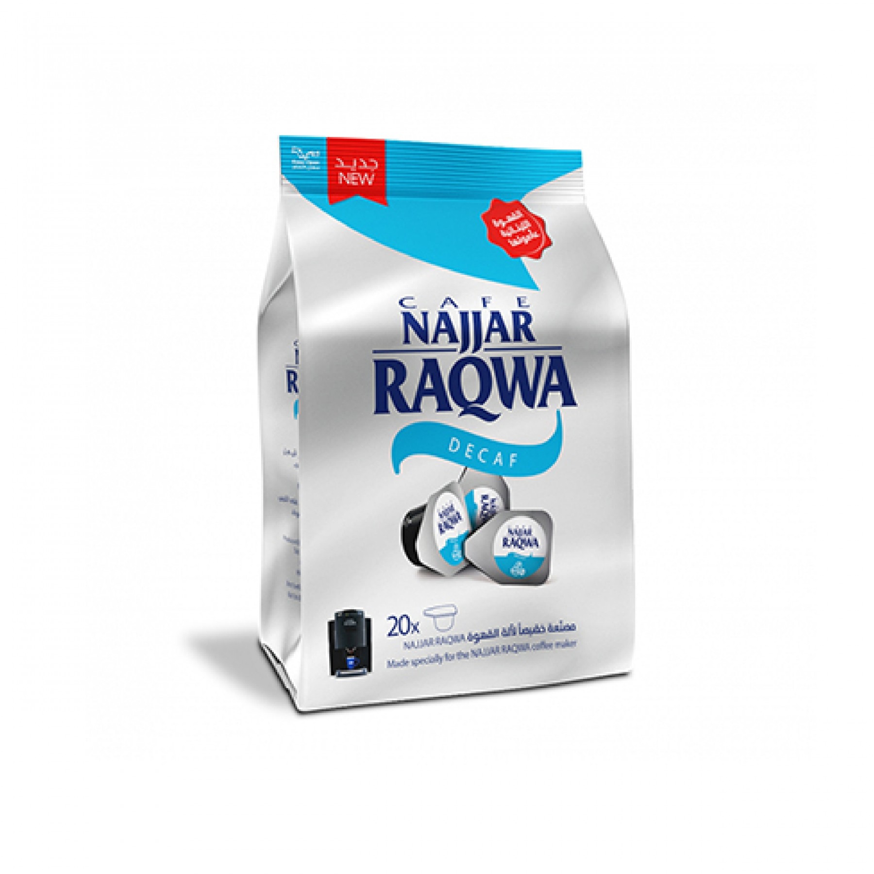Najjar Raqwa Capsule Decaf Bag 20's