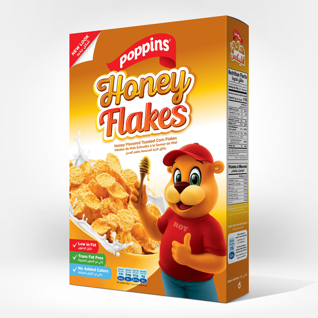 Poppins Honey Flakes 500 g