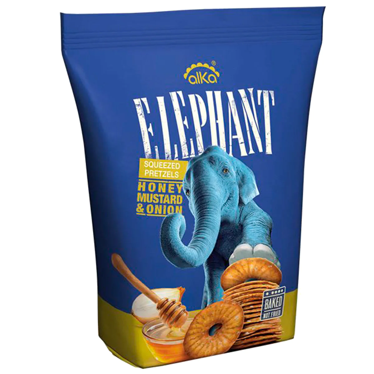 Elephant Baked Pretzels Honey Mustard & Onion 70 g