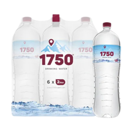 1750 Water 2 L - Pack Of 6