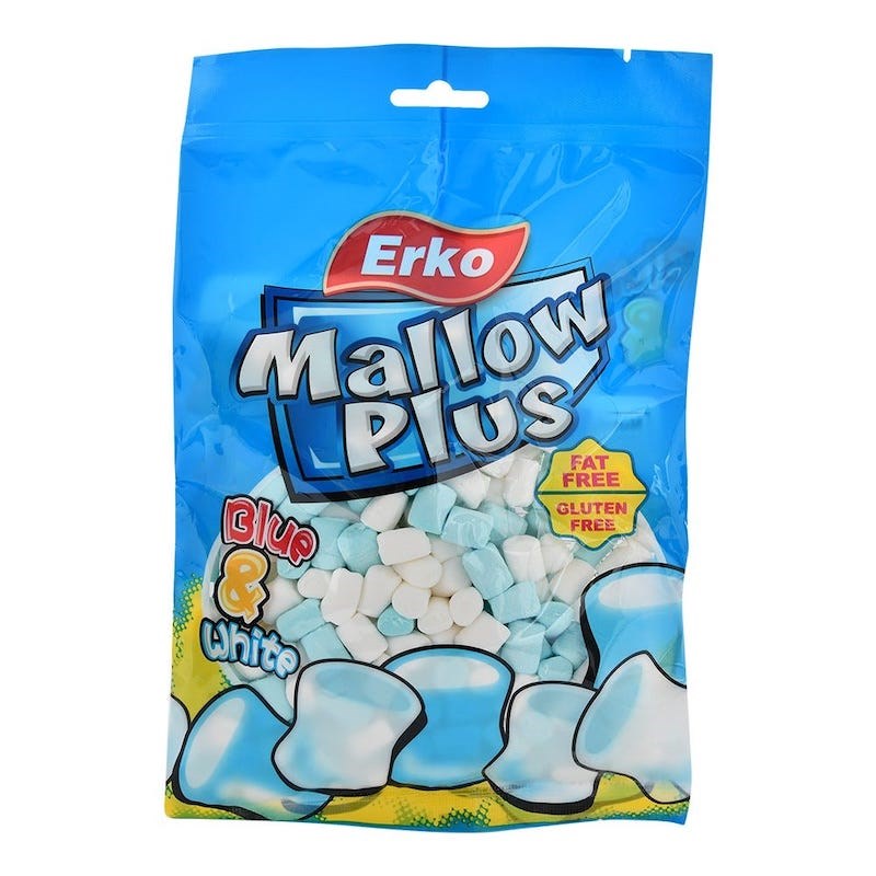Erko Mallow Plus Mini Blue & White 100 g