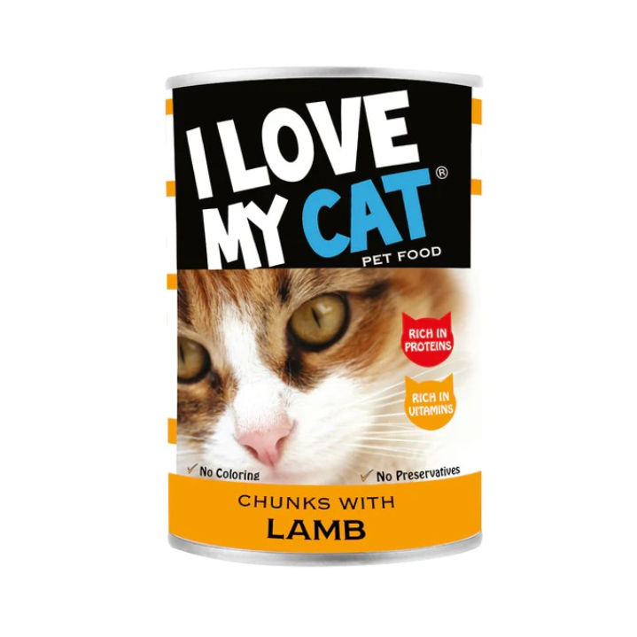I Love My Cat Chunks with Lamb Can 400 g