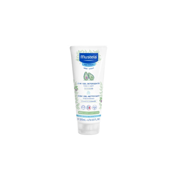 Mustela 2 In 1 Cleansing Gel 200 ml