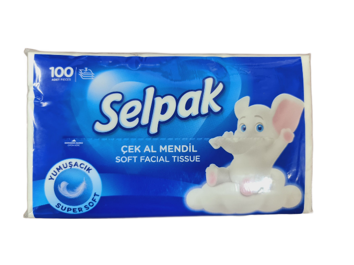 Selpak Soft Facial Tissue 3-Ply 100's